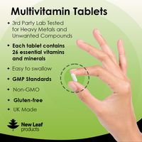 New Leaf Multivitamin Plus Iron High Strength Tablets